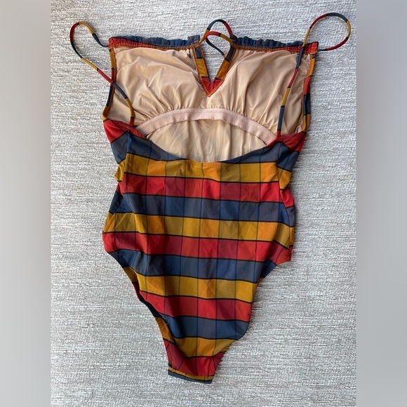 Madewell Second Wave Ruffled Drawstring One Piece - Picture 3 of 6